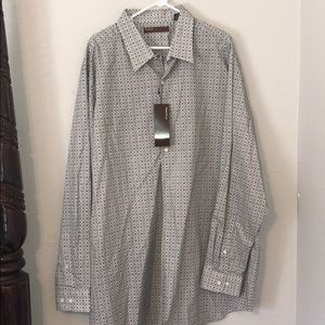 BRAND NEW WITH TAGS, BUTTON DOWN PERRY ELLIS SHIRT